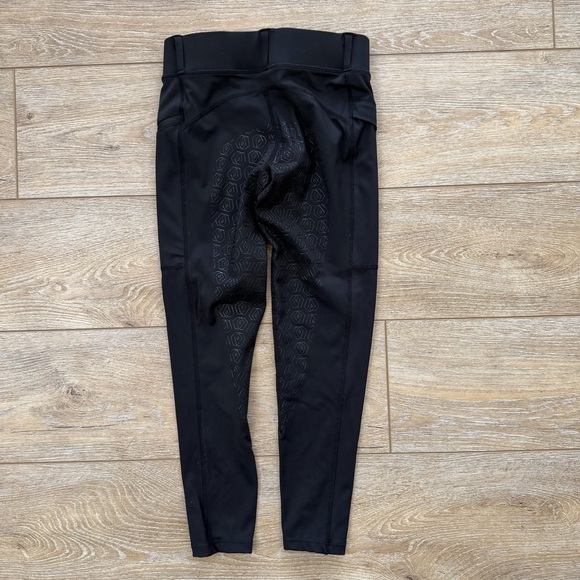 Equestrian style riding breeches tights silicone full seat Inner leg Sz Small - Picture 5 of 7